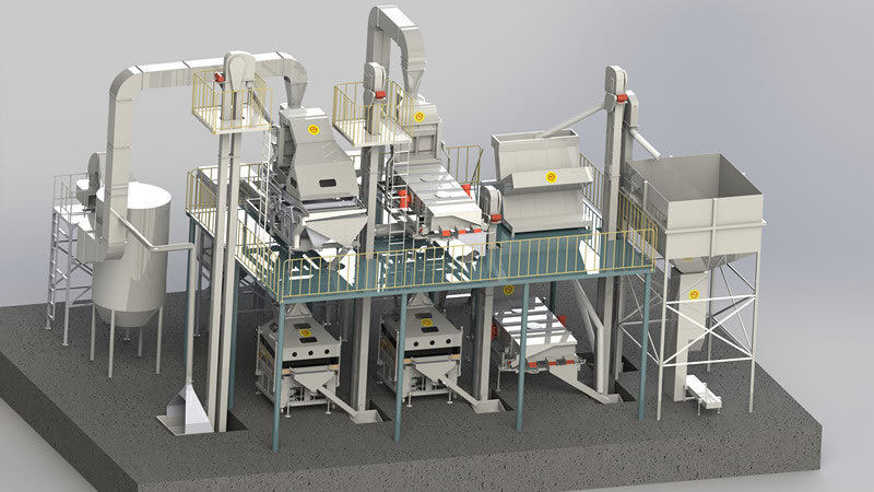 Complete Sesame Seed Cleaning Plant