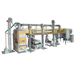 Seed Processing/Cleaning Plant with Platform